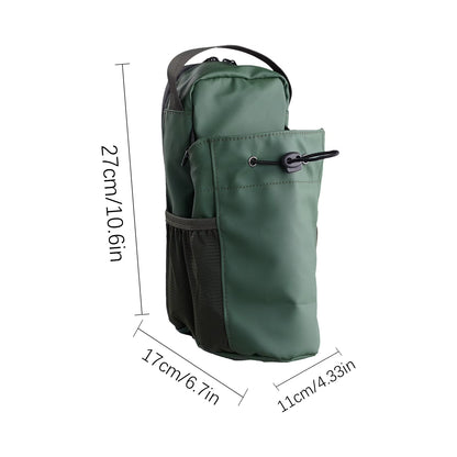 Magnetic Gym Sling Bag Water Bottle & Phone Holder Waterproof Crossbody Bag for Outdoor Sports Travel Fitness Accessories